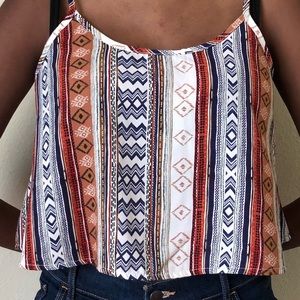 sleeveless flowy top